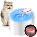 Für Katzen Hunde und Filter 3L Trinkbrunnen Haustier Automatisch Wasserspender