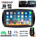Carplay Autoradio 64G Android 13 GPS Navi WIFI +KAM Für Smart Forfour Fortwo 453