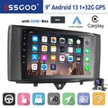 DAB+ 32G Android 13 CarPlay Autoradio NAVI WIFI KAM Für Smart Fortwo 451 2010-15