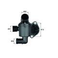 Mahle TI 35 87 Thermostat Kühlmittel für VW Amarok Crafter 30-35
