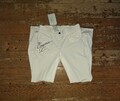 Reithose weiß Gr. 36 S Cavallino Marino Neu Vollbesatzhose Turnierreithose