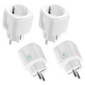 WiFi SMART STECKDOSE WIFI INTELLIGENTE 16A PLUG SCHALTER ENERGIEMESSUNG TUYA