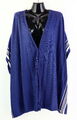 Pullover mit Knopfleiste Gr. 36/38 Dunkelblau Damen Strickjacke RPW