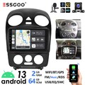 2+64G Android 13 Carplay Autoradio GPS Navi WiFi RDS Kam Für VW Beetle 2001-2010
