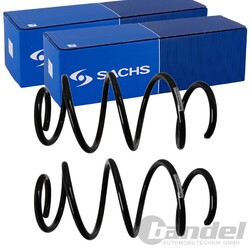 2X SACHS FAHRWERKSFEDERN VORNE PASSEND FÜR HYUNDAI I30 LINKS+RECHTS