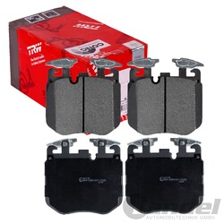 TRW BREMSBELÄGE VORDERACHSE passend für BMW 3 4 5 6 7 8 X5 X6 X7
