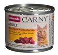 Animonda Carny Adult Flavour: Rind, Huhn und Entenherzen - Katzennassfutter - 20