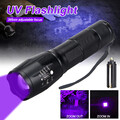 UV LED Taschenlampe 395nm Scorpion Bernstein Schwarzlicht Zoombar Handlampe DE