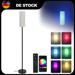 Wohnzimmer LED Stehlampe Moderne Stehleuchte Leselampe mit Fernbedienung E27 RGB