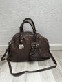 Patrizia Pepe Shopper,Tasche,Handtasche, Ledertasche,Leder,Leather,groß,braun