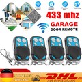 4X 433,92 MHz Universal Funk Fernbedienung Alarmanlage Handsender Garagentor Set