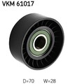 SKF VKM 61017 Umlenk-/Führungsrolle, Keilrippenriemen für LEXUS TOYOTA Riementri