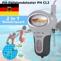 Elektronischer Wassertester für Chlor und pH Wert Pool Wasserqualität Messgerät