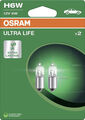 Osram Scheinwerferlampe H6W Ultra Life 2.0 2 Stück  Scheinwerfer