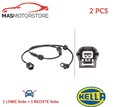 ABS SENSOR DREHZAHLFÜHLER PAAR HINTEN HELLA 6PU 012 679-821 2PCS P NEU