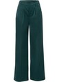 Bundfaltenhose Gr. 34 Tiefgrün Damen Hose Weitem bein Freizeit-Pants Neu*