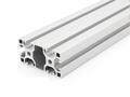 Aluminiumprofil 40x80 L I-Typ Nut 8 leicht silber eloxiert Alu Profil (43,90€/m)