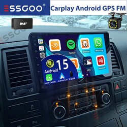 DAB+ 2+32GB für VW T5 Multivan Transporter Autoradio CarPlay GPS Navi Android 15