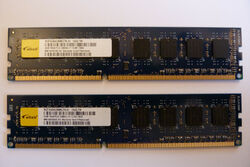 2x 4GB Elixir M2F4G64CB88C7N-DI 8GB DDR3 1600MHz PC3-12800U PC RAM Kit