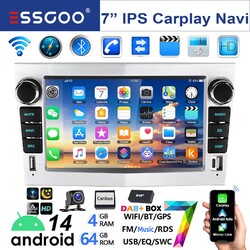 Android 14 DAB+ Für Opel Astra H Zafira B Corsa C D Meriva A Autoradio 4+64G KAM