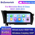 10.25" Android 13 Autoradio CarPlay 64GB Für Mercedes-Benz S-Klasse W221 NTG3.5