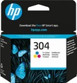 HP 304 Farbe TriColour Drucker Tinten Patrone für Deskjet 3720 3730 - Spar Prei