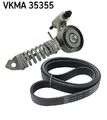 SKF Keilrippenriemensatz VKMA 35355 für OPEL