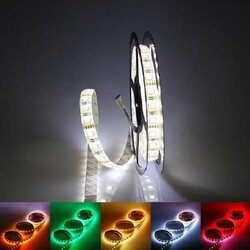 5m LED Stripe 12V 24V Dimmbar RGB RGB+WW RGBW RGBWW SMD5050 IP65 Streifen Band12V RGBW 4 in 1 12mm oder nur Warmweiss bzw. Kaltweiss