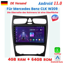Carplay Für Mercedes Benz CLK W209 W203 Autoradio Android GPS Navi 8 Kern 4+64GB
