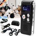 8G Digital Voice Recorder Audio Sound MP3 Aufnahmegerät Diktiergerät Tragbar