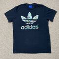 Adidas Originals T-Shirt Herren groß schmale Passform schwarz Kleeblatt Prisma limitierte Auflage