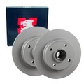 2x JP GROUP BREMSSCHEIBEN Ø244mm VOLL HINTEN passend für CITROËN C3 C4 OPEL