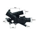 1x Thermostat, Kühlmittel MAHLE TH 43 83 passend für CITROËN FIAT FORD TOYOTA