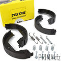 TEXTAR Bremsbackensatz + Zubehörsatz Feststellbremse für BMW 3er-7er X3 X5 VW T5