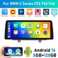 12,3" 8+128GB Android 14 Autoradio Apple CarPlay Für BMW 2er MPV F45 F46 NBT EVO