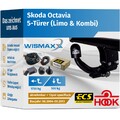 ANHÄNGERKUPPLUNG für Skoda Octavia 04-13 abnehmbar HOOK +13pol ESatz ECS