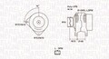 MAGNETI MARELLI LICHTMASCHINE GENERATOR 90A passend für CITROËN BERLINGO JUMPER