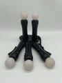 5 x Sony PlayStation Move Motion Controller - PS3 / PS4  Schwarz - leuchten Rot