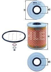 KNECHT MAHLE Ölfilter BMW OX 187D