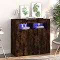 Sideboard mit LED-Leuchten Beistellschrank Kommode Anrichte Holzwerkstoff vidaXL