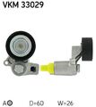 SKF VKM 33029 Spannrolle, Keilrippenriemen für CITROËN  passend für FIAT