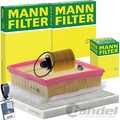 MANN-FILTER INSPEKTIONSPAKET passend für 1.3  CDTI OPEL CORSA D 75+90 PS