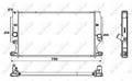 Motorkühler Wasserkühler NRF 53181 für AURIS 1WW VERSO TOYOTA AVENSIS Aluminium