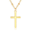 Halskette Mit Jesus-Christus-Kreuz-Anhänger Aus Silber Und Edelstahl Für J