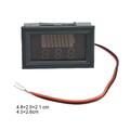 LED Digital Voltmeter und Batterieanzeige Marine Auto Motorrad 12V 72V