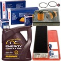 BOSCH FILTERSET+MANNOL 5W30 ÖL passend für FIAT DOBLO 223 IDEA 350 YPSILON 843