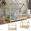 Hausbett 70x140 Zaun Natur Kinderbett Kinderhaus Kinder Bett Wiki Holz VitaliSpa