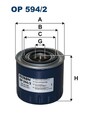 FILTRON Ölfilter OP 594/2 Anschraubfilter für RENAULT MASTER SAFRANE ESPACE 1 3