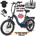 SAMEBIKE 20 Zoll Klapprad E-Bike 36V 12Ah Elektrofahrrad Bike Pedelec City EBike