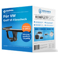 Für VW Golf VI Fliessheck Typ 5K1 10.2008-jetzt AHK starr +13pol spez E-Satz TOP